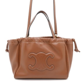 Celine Handbag Small Cabas Drawstring Cuir Triomphe Leather 111013 CELINE 2way