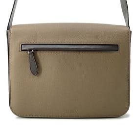 Burberry shoulder bag flap leather BURBERRY