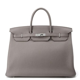 Hermes Birkin 40 Etain Togo T stamp HERMES handbag