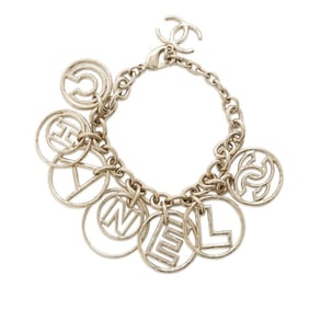 Chanel Bracelet Coco Mark Circle Metal B17C CHANEL