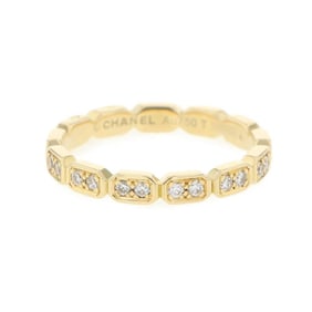 Chanel Ring Premiere Promes Full Eternity Diamond 18KYG Size 47 J4133 CHANEL