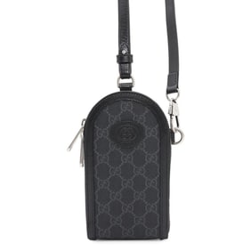 Gucci Phone Holder GG Supreme 724357 GUCCI Black Smartphone Case