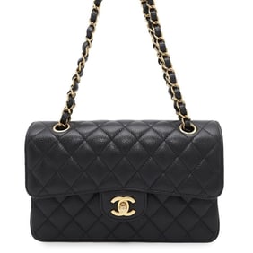 Chanel Chain Shoulder Bag Matelasse 23 Coco Mark Double A01113 CHANEL Black