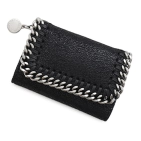 Stella McCartney Key Case Falabella 4-Key 529340 Black