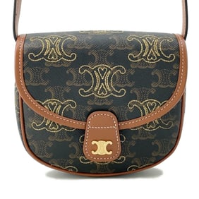 Celine Shoulder Bag Triomphe Embroidery Mini Buzas 196702ECK CELINE Bags