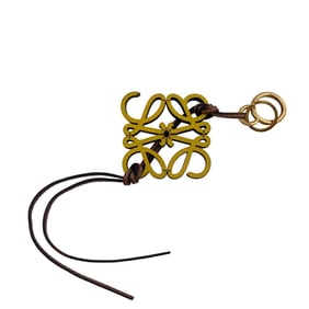 LOEWE Big Size Anagram Charm Bag Horse Rodeo Yellow Women's
