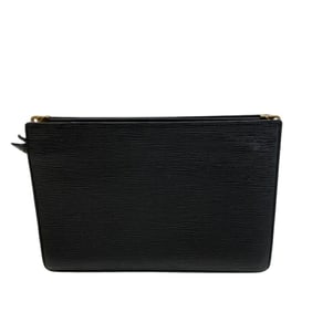 LOUIS VUITTON M52112 Engian Clutch Bag Epi Second Men's Women's Black