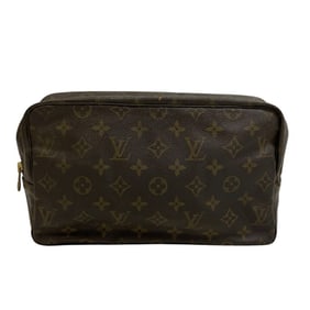 LOUIS VUITTON M47522 True Toilet Pouch Monogram Second Clutch Bag Brown Women's