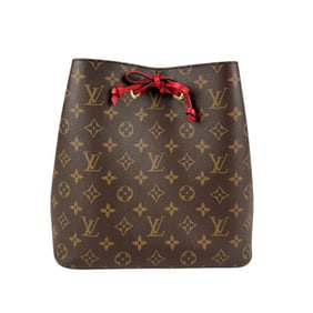Louis Vuitton Shoulder Bag Monogram NeoNoe MM Canvas Brown Red Gold Women's M44021 z5041