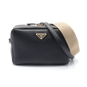 PRADA SOFT GRAIN Shoulder Bag, Leather, Women's, Black, 1BH2162CYSF0ES7RVO