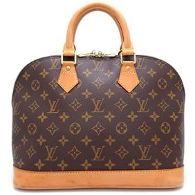LOUIS VUITTON Louis Vuitton Monogram Alma M51130 Handbag Brown 352082
