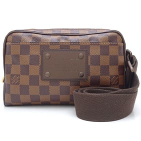 LOUIS VUITTON Damier Bumbag Brooklyn N41101 Body Bag Ebene 352092