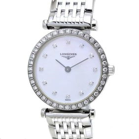 LONGINES La Grande Classique de Longines L4.341.0.80.6 Bezel Diamond 12P White Shell Stainless Steel