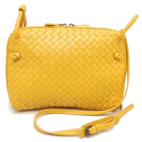 BOTTEGAVENETA Bottega Veneta Shoulder Bag Intrecciato Leather Yellow 252535