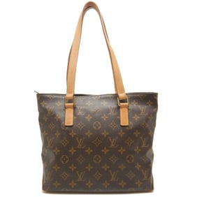 LOUIS VUITTON Louis Vuitton Monogram Cabas Piano M51148 Tote Bag Brown 252542