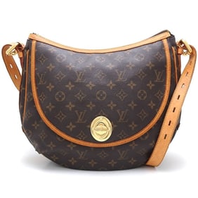 LOUIS VUITTON Louis Vuitton Monogram Turam GM M40075 Shoulder Bag Brown 352176