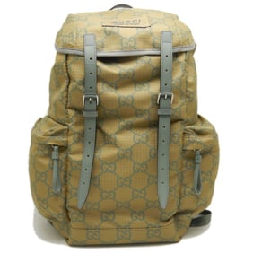 GUCCI GG Ripstop 767923 Backpack Nylon Khaki 252556