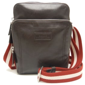 BALLY TANKO-SM Shoulder Bag Calf Chocolate 252565