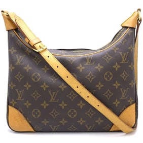 LOUIS VUITTON Louis Vuitton Monogram Boulogne 30 M51265 Shoulder Bag Brown 352284