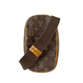 Louis Vuitton LOUIS VUITTON Body Bag Monogram Pochette Ganju Canvas Brown Men's Women's M51870 z5005