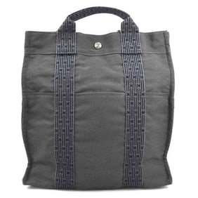 Hermes HERMES Backpack Air Line Ad MM Canvas Dark Gray Silver Men's Women's e60291g