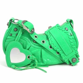 BALENCIAGA Shoulder Bag Le Cagoule XS Green Women's 90099k