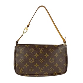 Louis Vuitton LOUIS VUITTON Pouch Handbag Monogram Pochette Accessoires Canvas Brown Women's M51980