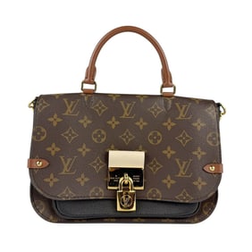 Louis Vuitton Shoulder Bag Monogram Vaugirard PM Canvas Leather Noir Women's M44354 z4998