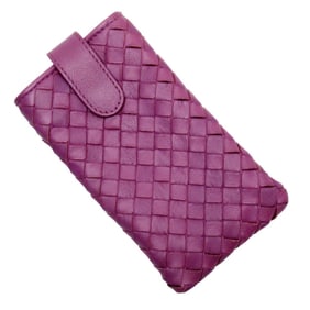 BOTTEGA VENETA Pouch Multi-Case Intrecciato Leather Purple Men's Women's g3709g