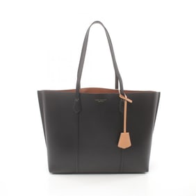 Tory Burch Perry Triple Compartment Tote Bag Leather Women's Black 81932001