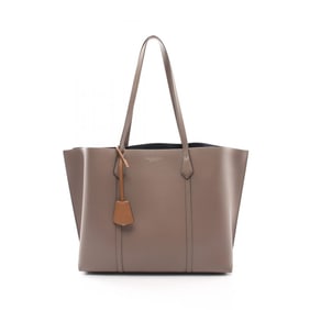 Tory Burch Perry Triple Compartment Tote Bag Leather Women's Brown 81932093