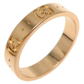 Gucci Icon Women's Ring, 750 Yellow Gold, Size 12