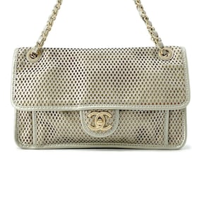 Chanel Chain Shoulder Bag French Riviera Punching CHANEL