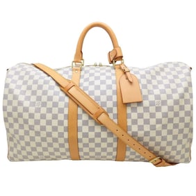 LOUIS VUITTON Louis Vuitton Damier Azur Keepall Bandouliere 55 N41429 Boston Bag 352431
