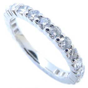 HARRY WINSTON Harry Winston Round Cut Prong Set Ring Full Eternity Diamond WBDPRDS05SP05 Pt950