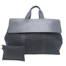 Hermes Valparaiso GM ?K stamp (2007 model) Women's and Men's handbags in leather black