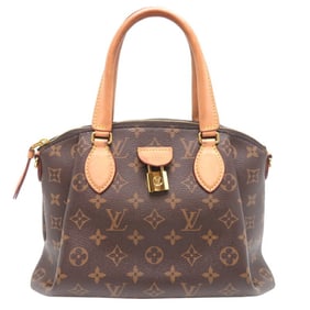 Louis Vuitton Rivoire PM Strap and key missing Women's handbag M44543 Monogram Brown