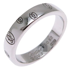 Cartier #52 Happy Birthday Women's Ring, 750 White Gold, Size 12