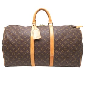 Louis Vuitton Keepall 55 Women's and Men's Boston Bag M41424 Monogram Brown