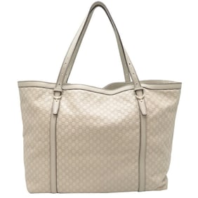 Gucci Guccissima Women's Tote Bag 309613 Leather White