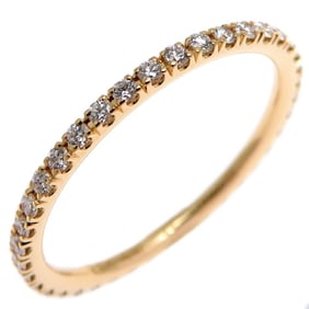 Van Cleef & Arpels #49 Felicite Diamond Women's Ring VCARO8BN00 750 Yellow Gold Size 9