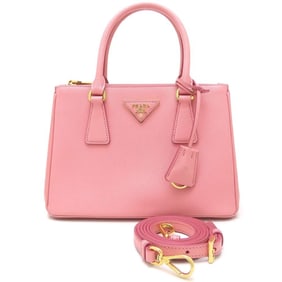 PRADA 1BA896 Shoulder Bag 2Way Saffiano Leather Petalo Pink 352412
