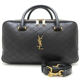 Yves Saint Laurent SAINT LAURENT PARIS Saint Laurent Paris Rear Duffle 766785 Handbag 2Way Lambskin