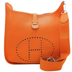 HERMES Evelyn 3GM Shoulder Bag Potiron x SV 352417