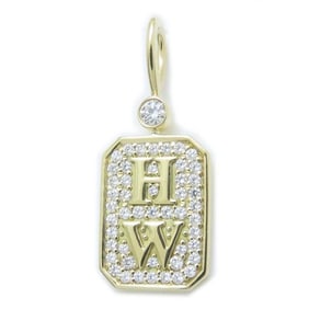 HARRY WINSTON Harry Winston HW Pendant Charm Diamond CMDYRDPALOG K18YG Yellow Gold 293637