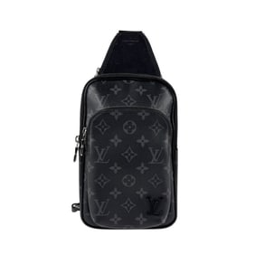 Louis Vuitton LOUIS VUITTON Body Bag Monogram Eclipse Avenue Sling PM Black Men's M47137 z5165