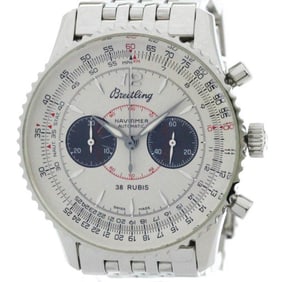 Polished BREITLING Navitimer 02 Steel Automatic Mens Watch A47330