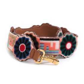 FENDI Shoulder Strap You Velvet Multicolor Gold Women's e60324a