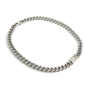FENDI Necklace Metal Silver Men's 56090k