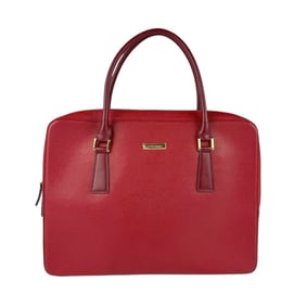 Burberry handbag bag leather red men's women's z5113